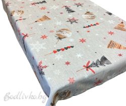 КОЛЕДНА ПОКРИВКА ЗА МАСА, ГОЛЕМИ ИГРАЧКИ