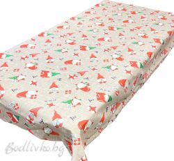 КОЛЕДНА ПОКРИВКА ЗА МАСА, ЧЕРВЕНИ ГНОМЧЕТА