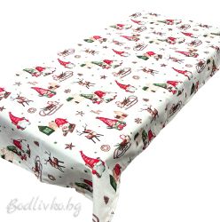 КОЛЕДНА ПОКРИВКА ЗА МАСА, Гномчета с еленчета