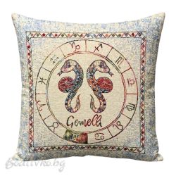 КАЛЪФКА за възглавничка, Зодия Близнаци, 45/45см.