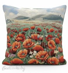 КАЛЪФКА за възглавничка, Макове, 45/45см.