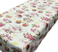 ПОКРИВКА ЗА МАСА, Цветен чайник, ХИДРОФОБИРАНА