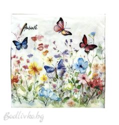 Салфетки, Ambiente, Пеперуди, 20 броя в опаковка