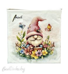 Салфетки, Ambiente, Гномче, 20 броя в опаковка