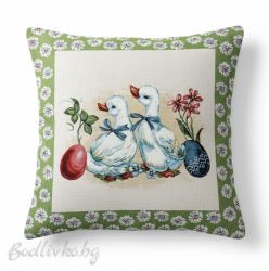 КАЛЪФКА за възглавничка, Великденски патици, 45/45см.