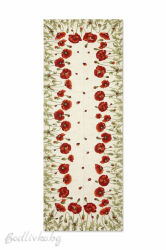 ЖАКАРДОВ ТИШЛАЙФЕР, Макове, 40/100 СМ.