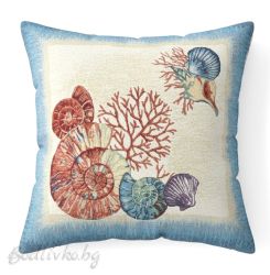 КАЛЪФКА за възглавничка, Морско дъно, 45/45см.