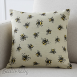 КАЛЪФКА за възглавничка, Пчелички, 45/45см.