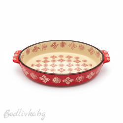 Керамична тава, Danny home, елипса, 29см. с дръжките