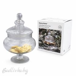 Стъклена бонбониера, Danny home, стъклен капак