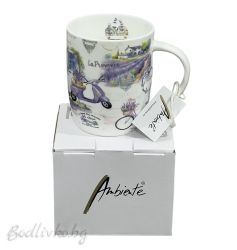 Порцеланова чаша Ambiente, Лилава "LaProvence", 200мл.