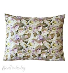 КАЛЪФКА за възглавница, ЛАЛЕТА с панделки, 50/70см. 