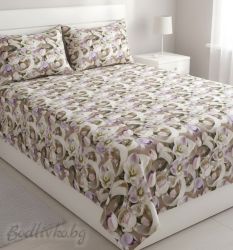 ПРЕДПРОДАЖБА НА СПАЛЕН КОМПЛЕКТ, Лалета в жълто, 100% памук/ 5Д, ранфорс, 4 части