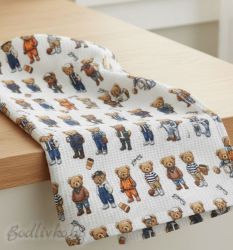 Хавлия за ръце/лице, за кухня или баня, Мечета – 40/60 см.