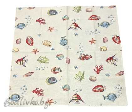 КАРЕ ЖАКАРД АКВАРИУМ, 100/100СМ.