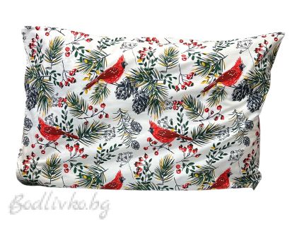 КОЛЕДНА КАЛЪФКА ПРИКАЗКА В ГОРАТА, 50/70СМ., 100% ПАМУК/РАНФОРС