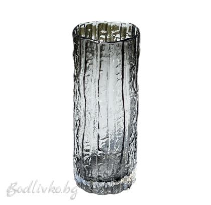 Стъклена ваза: елегантна и стилна декорация за вашия дом, 30 см.