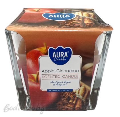 АРОМАТНА СВЕЩ, Aura, Ябълка и канела