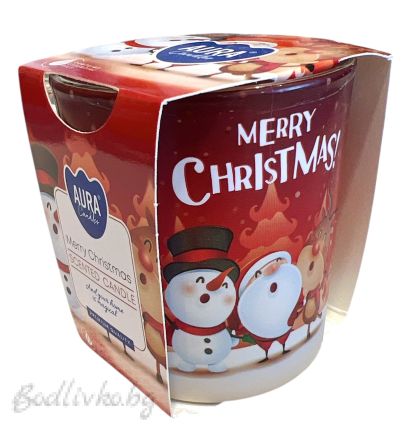 АРОМАТНА СВЕЩ, Aura, Честита Коледа