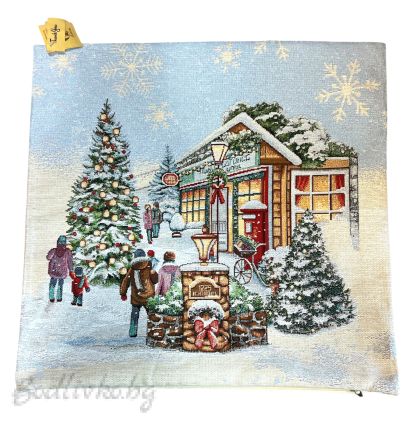 КАЛЪФКА за възглавничка, СНЕЖНА ПРИКАЗКА,  45/45см.