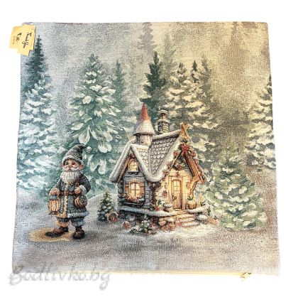КАЛЪФКА за възглавничка, ДЖУДЖЕ С КЪЩИЧКА,  45/45см.