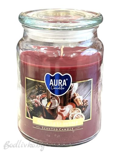 АРОМАТНА СВЕЩ, Aura, Греяно вино, 15см.
