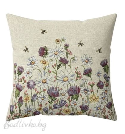 КАЛЪФКА за възглавничка, Весели пчелички, 45/45см.