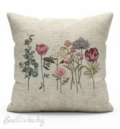 КАЛЪФКА за възглавничка, Горски цветя, 45/45см.