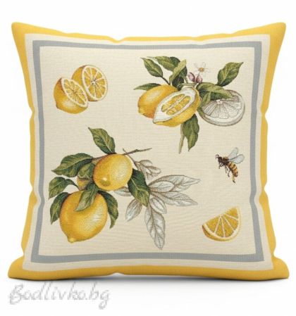 КАЛЪФКА за възглавничка, Лимонена наслада, 45/45см.