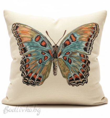КАЛЪФКА за възглавничка, Пеперуда, 45/45см.