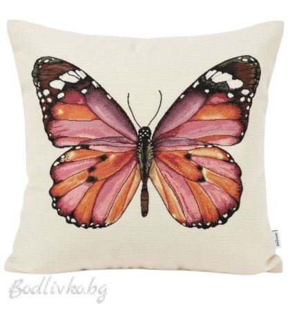 КАЛЪФКА за възглавничка, Пеперуда, 45/45см.