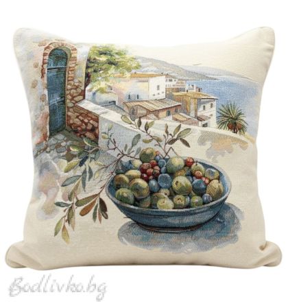 КАЛЪФКА за възглавничка, Приказни маслини, 45/45см.