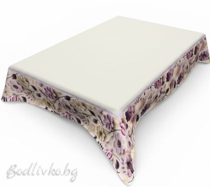 ПОКРИВКА ЗА МАСА, с бордюр, Лилава магия, ХИДРОФОБИРАНА