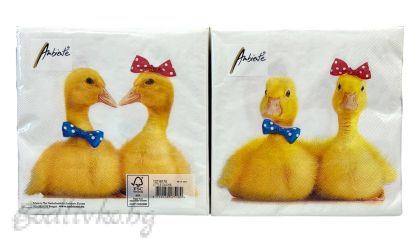 Салфетки, Ambiente, Патета с две лица, 20 броя в опаковка