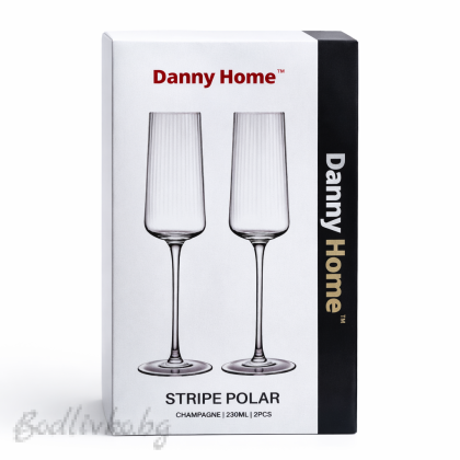 Чаши за шампанско, Danny home, 2 броя