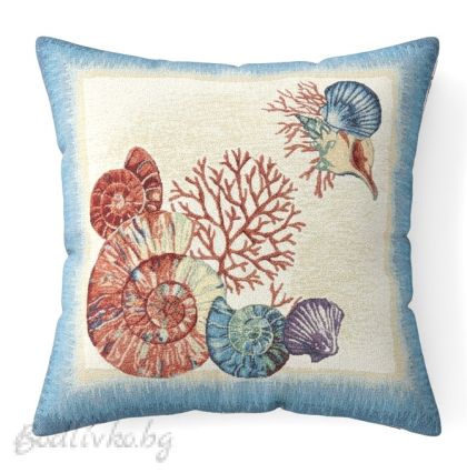 КАЛЪФКА за възглавничка, Морско дъно, 45/45см.