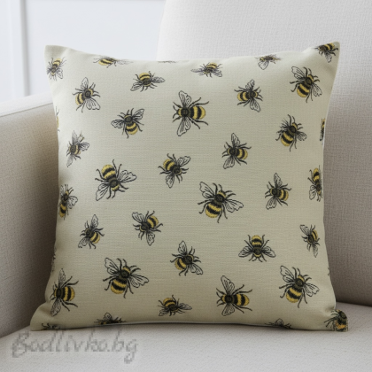 КАЛЪФКА за възглавничка, Пчелички, 45/45см.