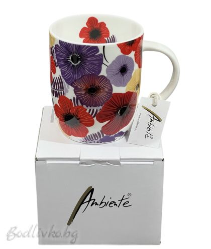 Порцеланова чаша Ambiente, Макове, 200мл.