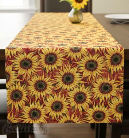 ЖАКАРДОВ ТИШЛАЙФЕР, Слънчогледи, НАЛИЧЕН В ДВА РАЗМЕРА