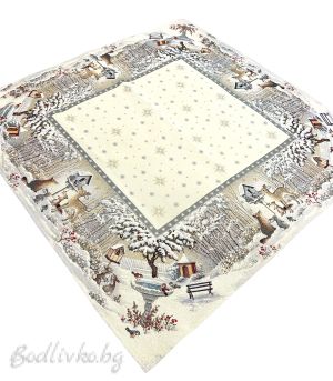 КАРЕ ЖАКАРД, ЖИВОТИНКИ 100/100СМ. 