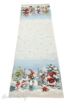 КОЛЕДЕН ЖАКАРДОВ ТИШЛАЙФЕР, ДЖУДЖЕТА, 45/140 СМ.