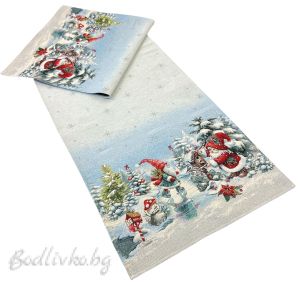 КОЛЕДЕН ЖАКАРДОВ ТИШЛАЙФЕР, ДЖУДЖЕТА, 45/140 СМ.