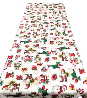 КОЛЕДНА ПОКРИВКА ЗА МАСА, ДЖУДЖЕ И СНЕЖЕН ЧОВЕК