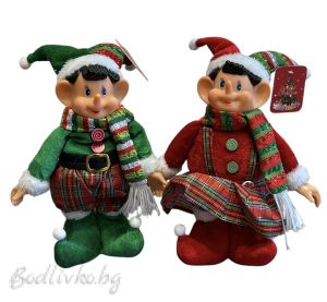 КОЛЕДНИ ИГРАЧКИ С РАЗТЕГАТЕЛНИ КРАКА - ПИНОКИО - ДО 45 СМ.