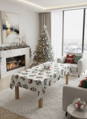 КОЛЕДНА ПОКРИВКА ЗА МАСА, Снежни гномчета