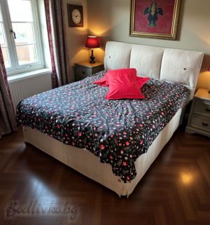  СПАЛЕН КОМПЛЕКТ "КОЛЕДНИ ТОПКИ", 100% ПАМУЧЕН САТЕН, 4 части 