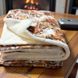 Меко и топло одеяло, Лисички, поплин + КОХ, 150/220см.