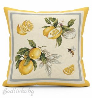 КАЛЪФКА за възглавничка, Лимонена наслада, 45/45см.