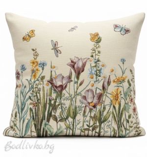 КАЛЪФКА за възглавничка, Весели пеперудки , 45/45см.