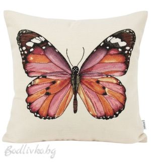 КАЛЪФКА за възглавничка, Пеперуда, 45/45см.